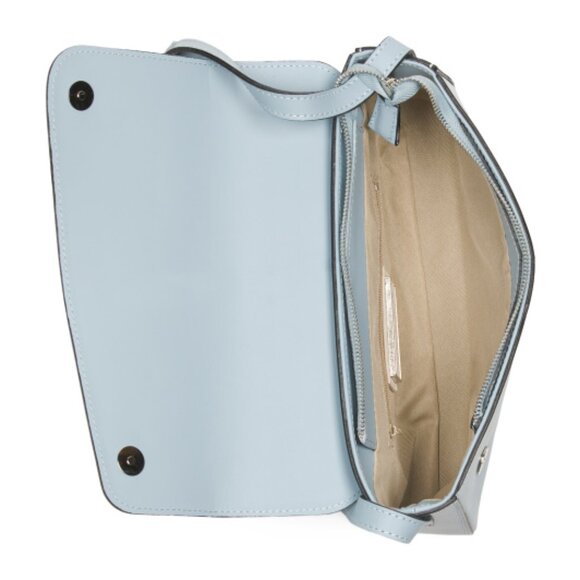 ROBERTA ROSSI Made In Italy Leather Asymmetrical Shoulder Bag - Picture 3 of 4